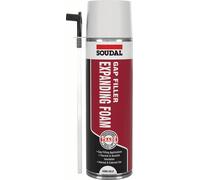Soudal Gap Filler Expanding Foam - Hand Held Champagne 500Ml canister 1