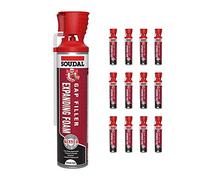 Soudal Gap Filler PU Polyurethane Expanding Foam (Genius Gun) - 12 Pack
