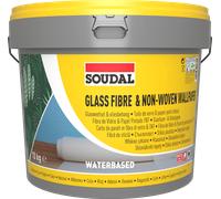 Soudal Glass Fibre & Non-Woven Wallpaper Adhesive White 10Kg 104648