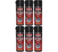 Soudal Grease Spray White 400 ml x 6