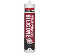 Soudal Multi-Purpose Silicone Grey 270Ml cartridge 24