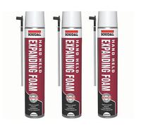 Soudal Hand Held Expanding Foam Gun Grade 750Ml Pack Of 3