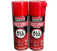 Soudal Multi Purpose All In One Spray Lubricant 2x 400ml
