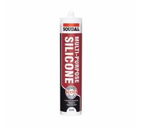 Soudal Multi-Purpose Silicone Black 270Ml cartridge 12