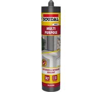 Soudal Multi-Purpose Silicone Sealant Brilliant White 290Ml 159301