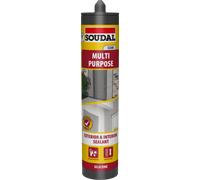 Soudal Multi-Purpose Silicone Sealant Clear 290Ml 159305