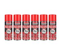 Soudal Multi Purpose Spray Lubricant 400ml x 6