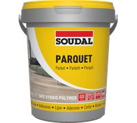 Soudal Parquet Adhesive - Hybrid Polymer Light Brown 1Kg 154632