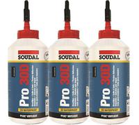 Soudal Pro 30D Wood Glue Adhesive 750G Pack Of 3