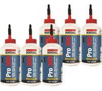 Soudal Pro 30D Wood Glue Adhesive 750G Pack Of 6