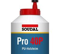 Soudal - Pro 40P Wood Glue Water Resistant Bottle of 750g - BEIGE