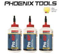 PRO 45P POLYURETHANE PU WATER RESISTANT WOOD GLUE ADHESIVE 750G FAST DRY SOUDAL