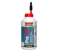 Soudal PRO 45P Polypropylene PU Water Resistant Wood Glue Adhesive 750G Box Of 6