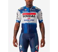 Soudal Quick-Step 2023 Aero Race 6.1 Rosso Corsa Short Sleeve Jersey Blue White - L