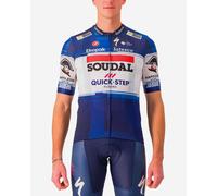 Soudal Quick-Step 2023 Competizione Short Sleeve Jersey Blue White - S
