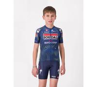 Soudal Quick-Step 2026 Aero short sleeve jersey blue lime kids - 4