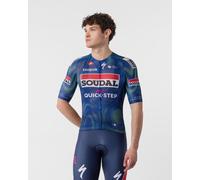 Soudal Quick-Step 2026 Climber's A/C short sleeve jersey lime blue - M