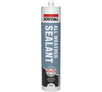 Soudal Ready To Use White Solvented Solvent-Based Sealant, 290Ml
