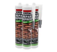 Soudal Repair Express Cement (3 Pack) - Dark Grey