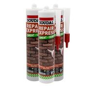 Soudal Repair Express Cement Arylic Polymer Textured Sealant (3 Pack) - Brick Red