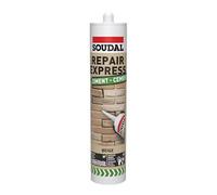 Soudal Repair Express Cement Beige 290ml Ready-to-Use Quick-Setting Repair Filler for Joints Cracks & Brickwork Indoor & Outdoor Use Easy Application & Strong Bond