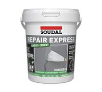 Soudal Repair Express Cement Grey 900ml Ready-to-Use Quick-Setting Repair Filler for Joints Cracks & Brickwork Indoor & Outdoor Use Easy Application & Strong Bond (Pack of 1)