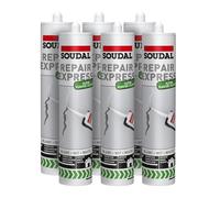 Soudal Repair Express Plaster Fast-Curing Filler (290ml Tube) - 6 Pack