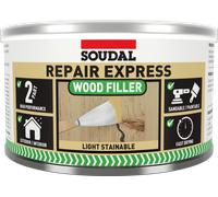 Soudal Repair Express Wood 2 Part Hp Filler Light Stainable 500Gm 167242