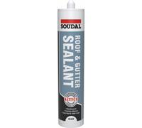 Soudal Roof & Gutter Sealant Black 290Ml 121656