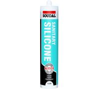 Soudal Sanitary Silicone - Acetoxy Sealant W/ Fungicide Clear SANSC