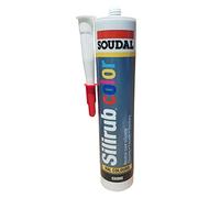 Soudal Sapphire Blue Silicone Sealant 310ml RAL 5003 | Waterproof & Mould Resistant | Flexible Sealant for Windows, Doors, Bathrooms & Exterior Use
