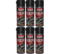 Soudal Silicone Spray Lubrication Spray Oil Rust Corrosion Protection 400ml x 6