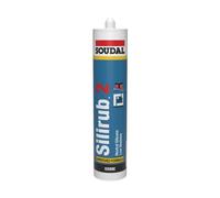 Soudal Silirub 2 Neutral Silicone Sealant White 300ml Low Modulus Flexible
