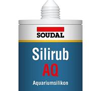 Soudal Silirub AQ clear elastic sealant for aquariums, terrariums, display cases and glass, contents: 310 ml
