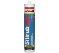 Soudal Cartridge Silirub Ht-N Black 310 ml