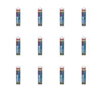 Soudal Silirub Ht-N Black 300Ml Cartridge 6031 (108266) (Pack Of 12)