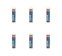 Soudal Silirub Ht-N Black 300Ml Cartridge 6031 (Pack Of 6)