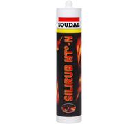 Soudal Silirub Ht-N Black 310Ml Cartridge 6031 (108266)