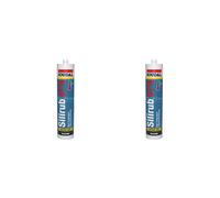 Soudal Silirub Ht-N Black Cartridge 300ml x 2