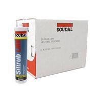 Soudal Silirub LMN Low Mod All Purpose Neutral Silicone (x24) - Pebble Grey