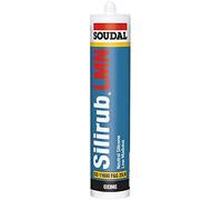 Soudal Silirub LMN Neutral Silicone - 300ml - Black