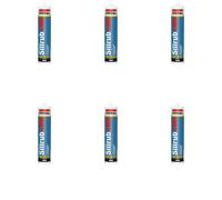 Soudal Silirub Lmn Neutral Silicone - 300Ml - Black (Pack Of 6)