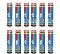 Soudal Silirub Lmn Neutral Silicone - 300Ml - Chartwell Green (Pack Of 12)