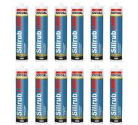 Soudal Silirub Lmn Neutral Silicone - 300Ml - White (Pack Of 12)