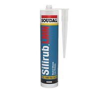 Soudal SILIRUB LMN Superiour Quality Low Modulus Silicone | Neutral Curing and UV-Resistant Silicone Sealant - Suitable for Construction and Industrial Sealing Application - 300ml - Teak