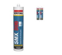 Soudal Smx 506 Self-Cleaning Glass Sealant (2 Pack) - White