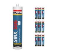 Soudal Smx 506 Self-Cleaning Glass Sealant (9 Pack) - White