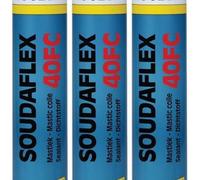 Soudal Soudaflex 40 Fc Polyurethane Sealant/adhesive Grey 310Ml (Pack Of 3)