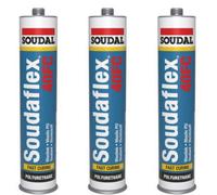 Soudal Soudaflex 40 Fc Polyurethane Sealant/adhesive White 310Ml(4136) 34136 (Pack Of 3)