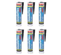 Soudal Soudaflex 40FC Fast Curing Construction Concrete White 310ml x 6